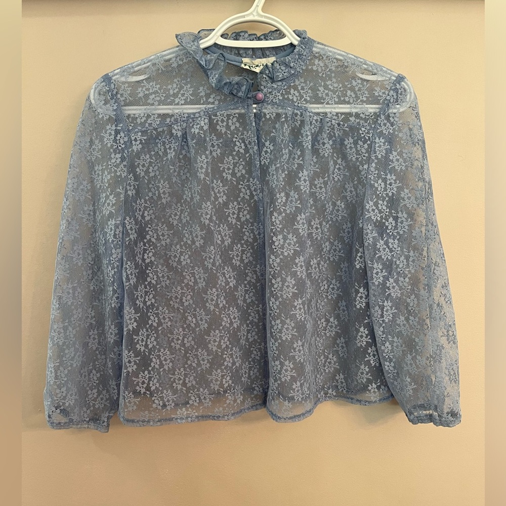 Vintage Nancy G* lace blouse
